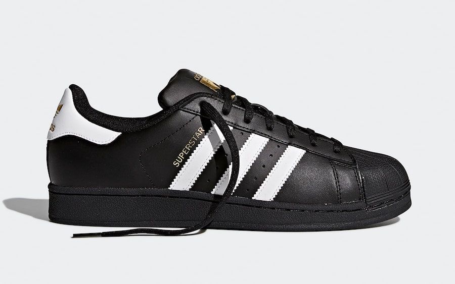 کتونی آدیداس سوپراستار مشکی سفید adidas Superstar Foundation Black White  Gold | جینجر کاستوم