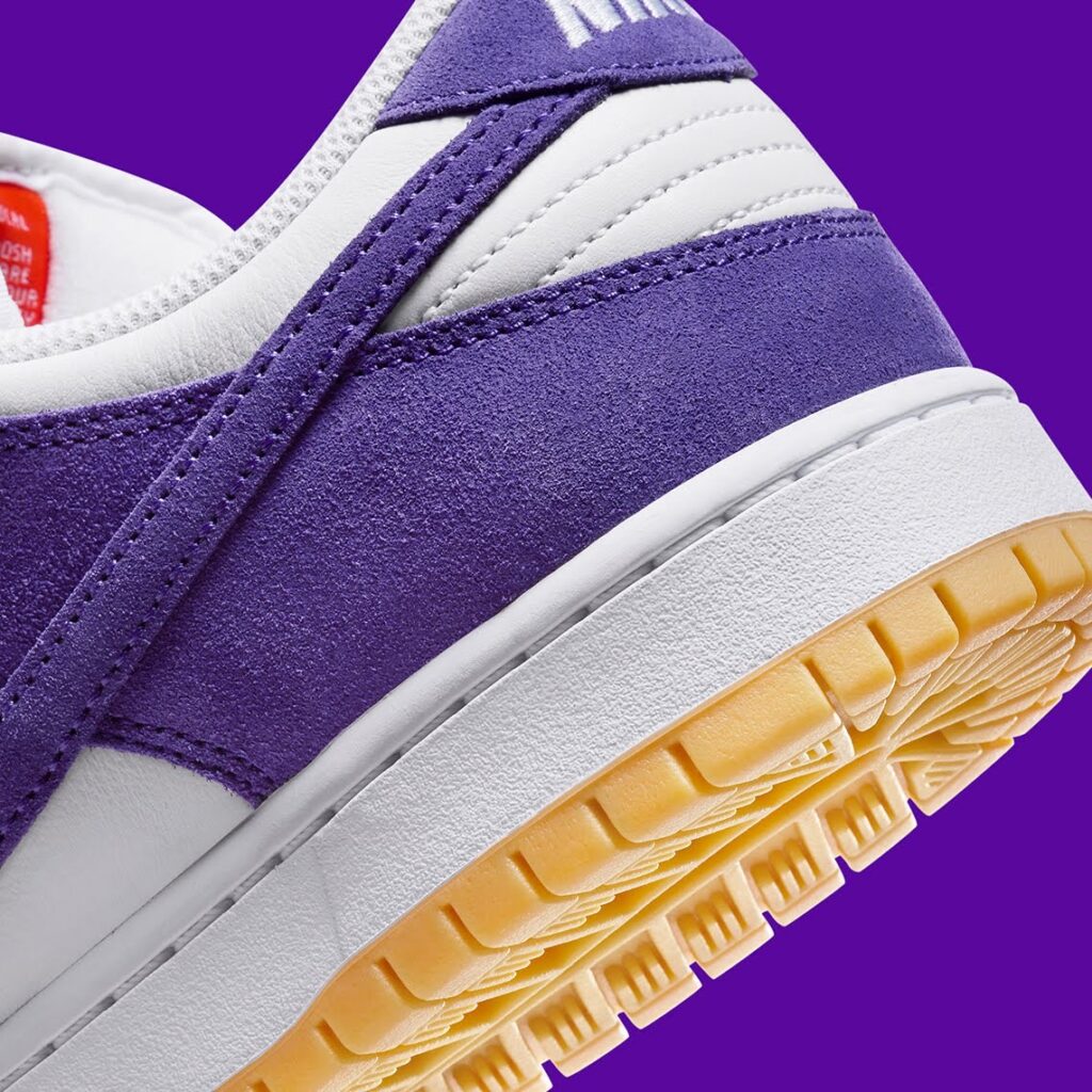 نایک اس بی دانک لو سفید بنفش / Nike SB Dunk Low PURPLE SUEDE