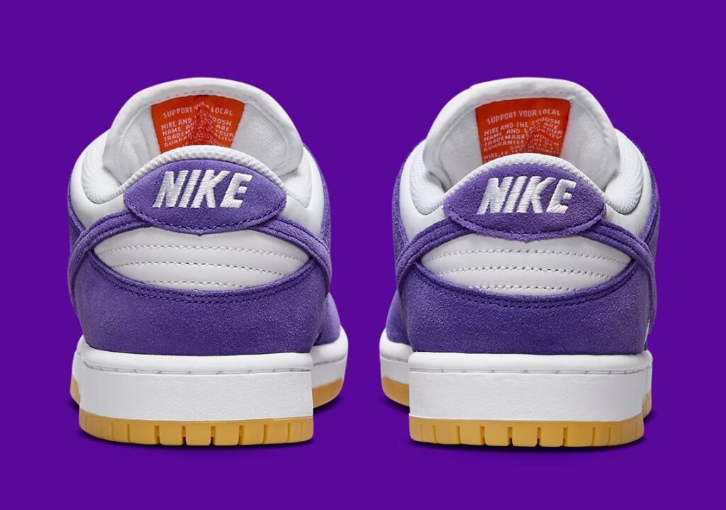 نایک اس بی دانک لو سفید بنفش / Nike SB Dunk Low PURPLE SUEDE