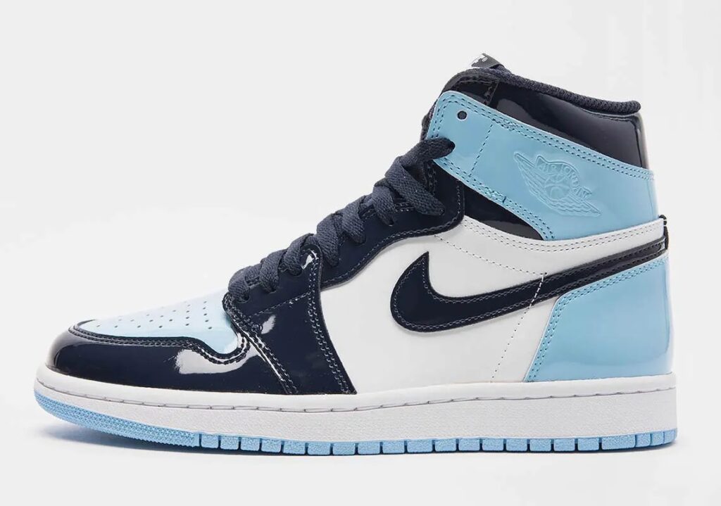 ایر جردن 1 رترو ساقدار یو ان سی پتنت / Air Jordan 1 Retro High UNC Patent