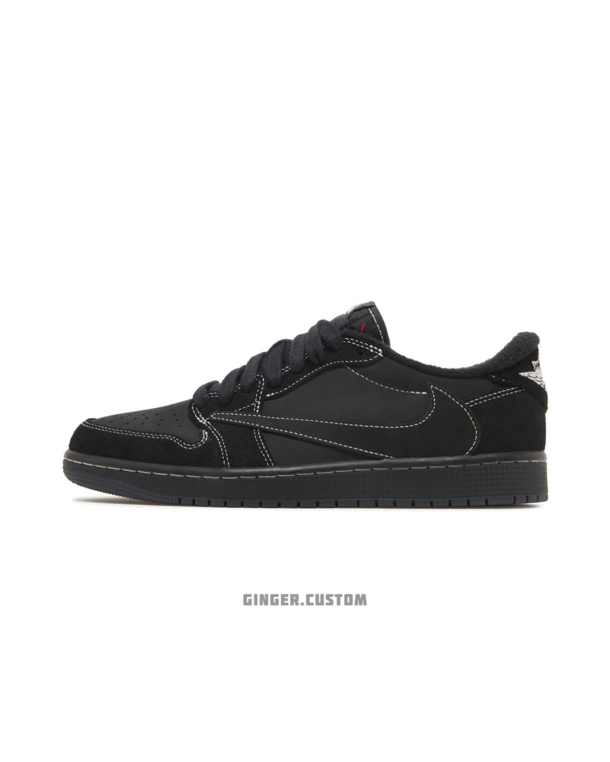 ایرجردن 1 لو تراویس اسکات فانتوم / Air Jordan 1 Retro Low OG Travis Scott Black Phantom