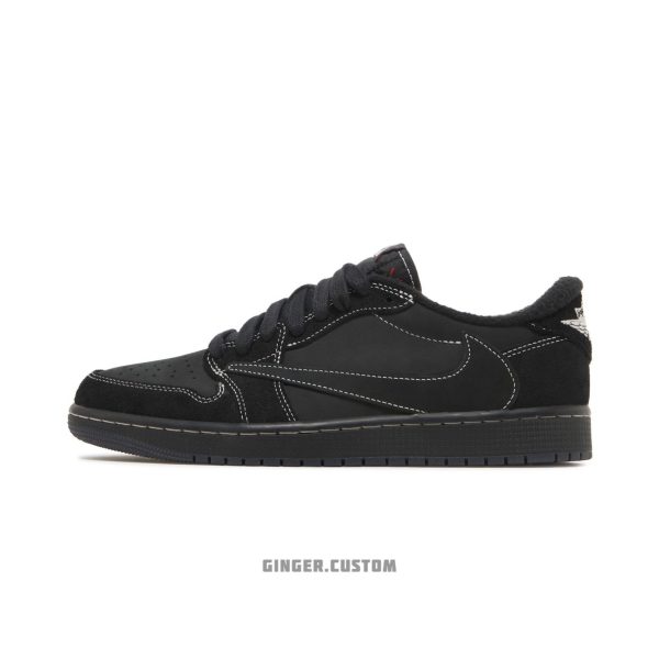 ایرجردن 1 لو تراویس اسکات فانتوم / Air Jordan 1 Retro Low OG Travis Scott Black Phantom