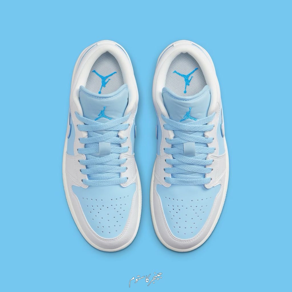 ایرجردن 1 ریورس آیس بلو / Air Jordan 1 Low Reverse Ice Blue