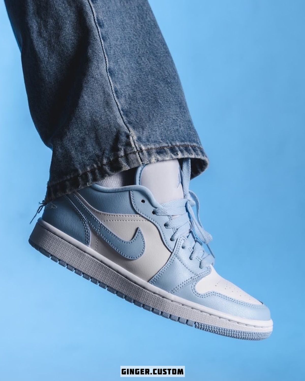 ایرجردن 1 لو آیس بلو / Air Jordan 1 low Ice Blue