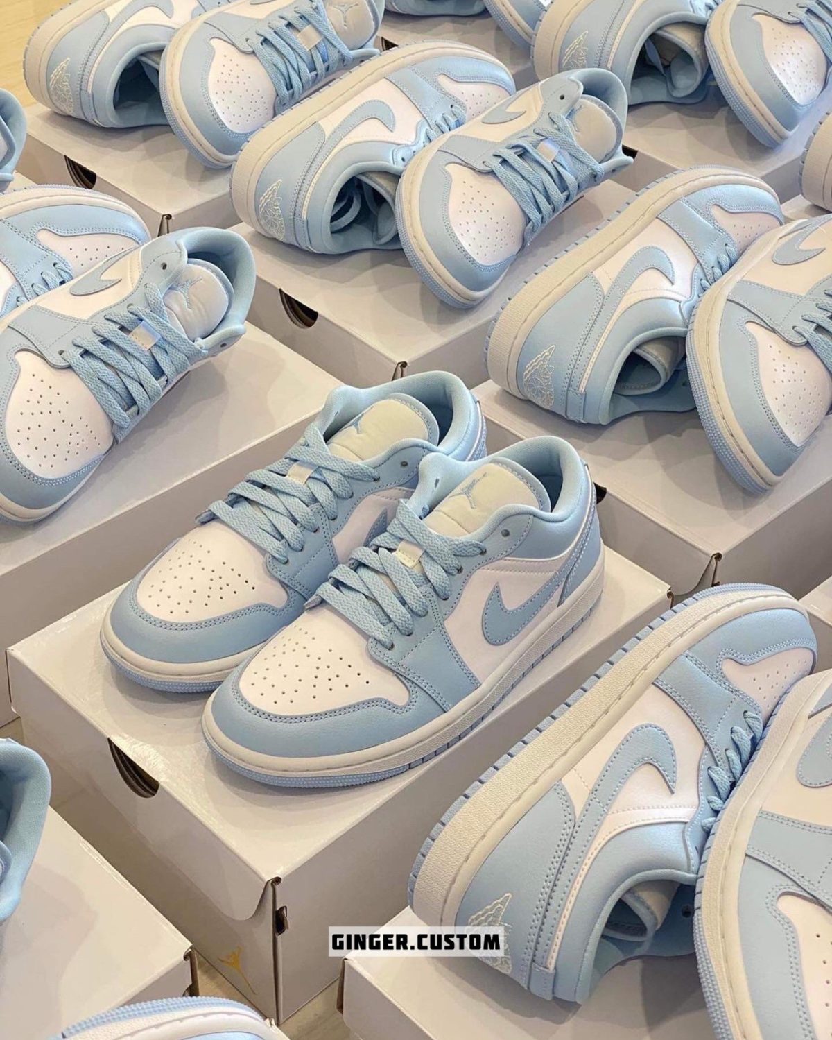 ایرجردن 1 لو آیس بلو / Air Jordan 1 low Ice Blue