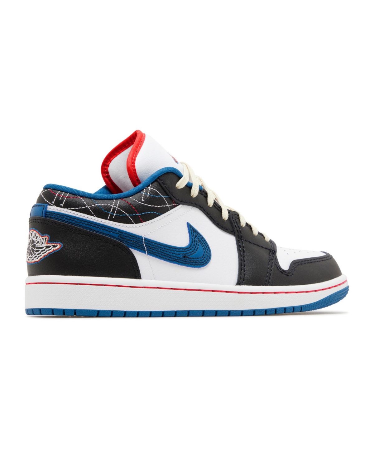 ایرجردن 1 لو اینداستریال بلو سِشیکو / Air Jordan 1 Low INDUSTRIAL BLUE SASHIKO