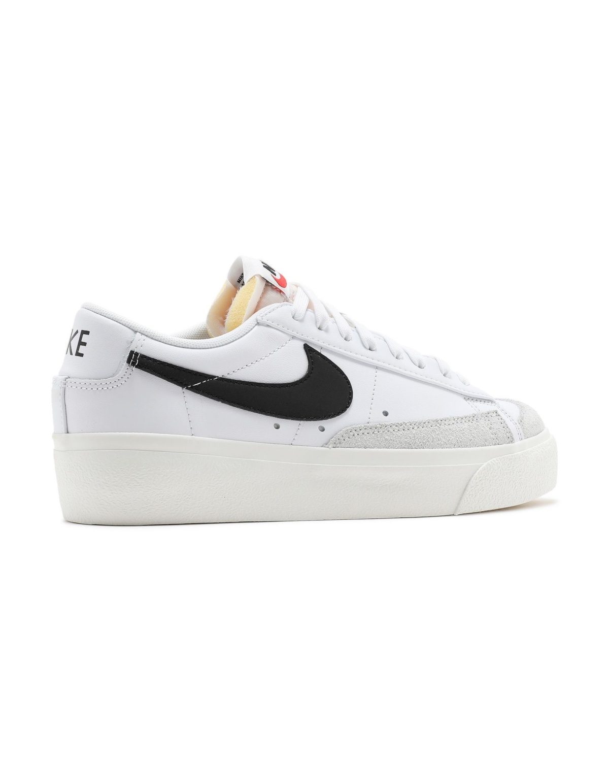 نایک بلیزر لو پلتفرم سفید مشکی / Nike Blazer Low Platform White Black