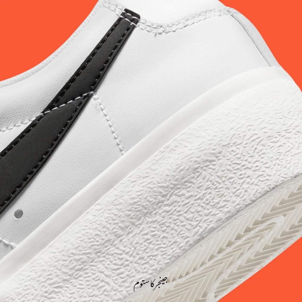 نایک بلیزر لو پلتفرم سفید مشکی / Nike Blazer Low Platform White Black