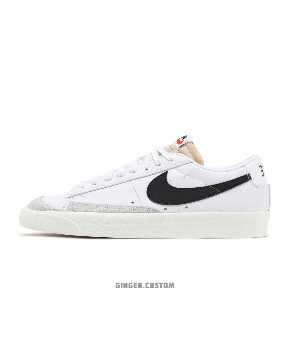 نایک بلیزر لو 77 وینتیج سفید مشکی / Nike Blazer Low 77 Vintage White Black