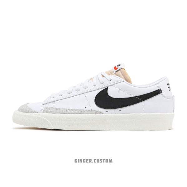 نایک بلیزر لو 77 وینتیج سفید مشکی / Nike Blazer Low 77 Vintage White Black