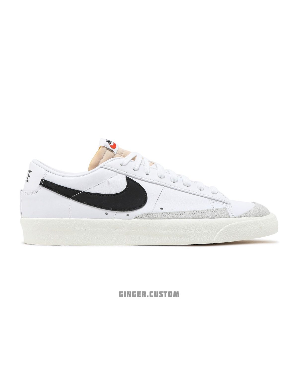 نایک بلیزر لو 77 سفید مشکی / Nike Blazer Low 77 Vintage White Black