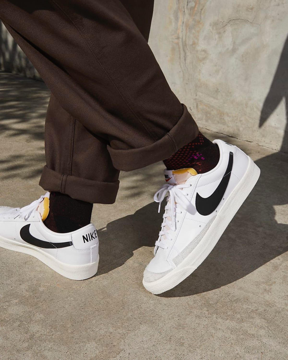 نایک بلیزر لو 77 سفید مشکی / Nike Blazer Low 77 Vintage White Black