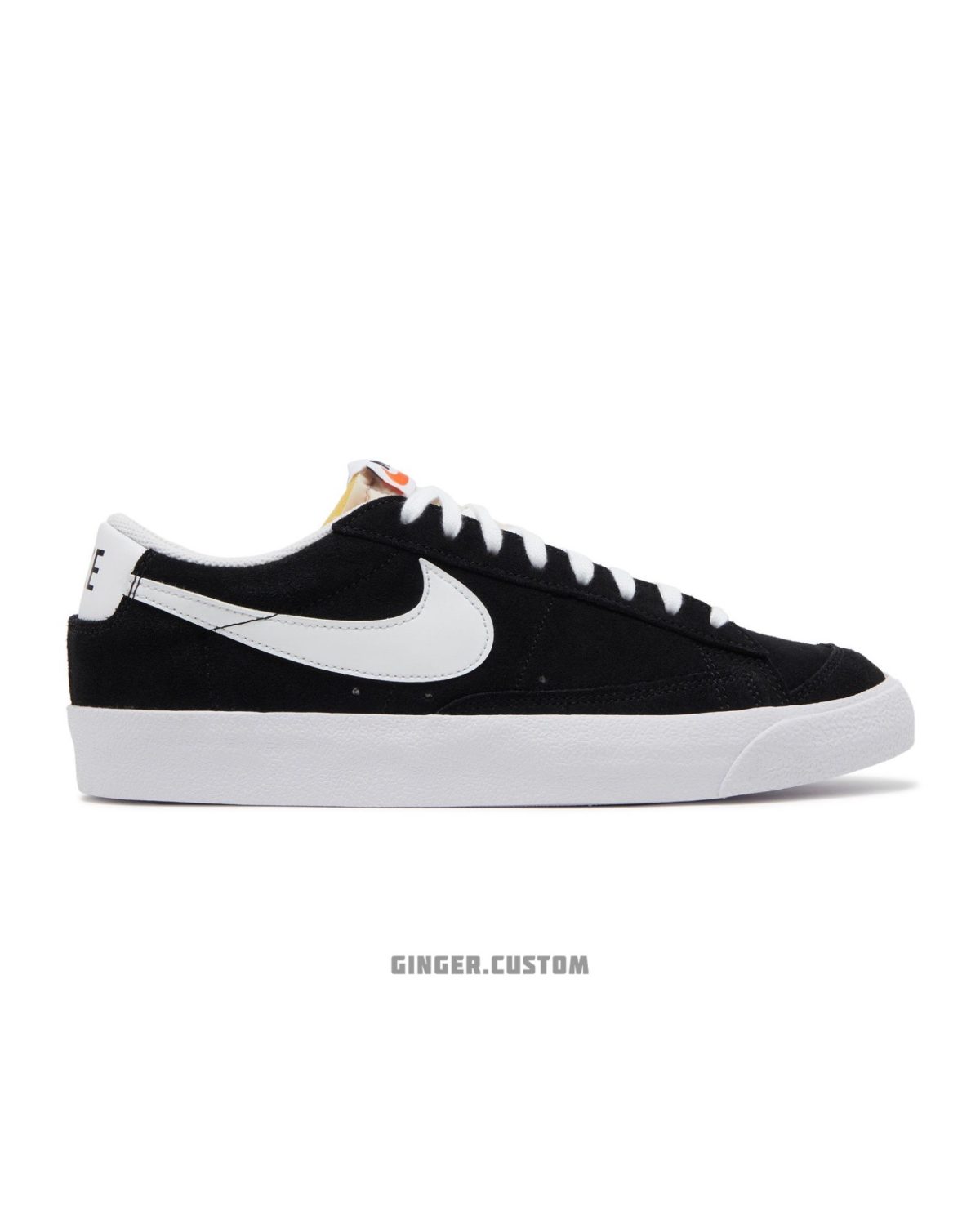 نایک بلیزر لو 77 مشکی سفید / Nike Blazer Low 77 Suede Black White