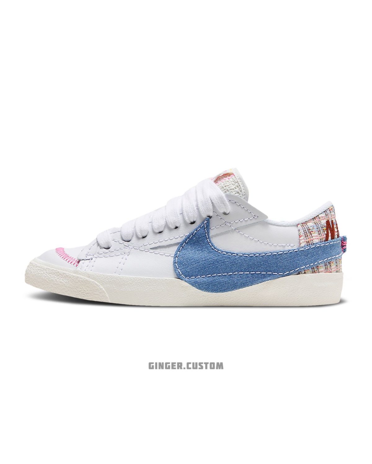 نایک بلیزر لو 77 جامبو جین / Nike Blazer Low 77 Jumbo DENIM SWOOSH