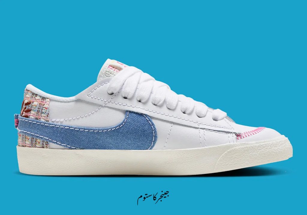 نایک بلیزر لو 77 جامبو جین / Nike Blazer Low 77 Jumbo DENIM SWOOSH