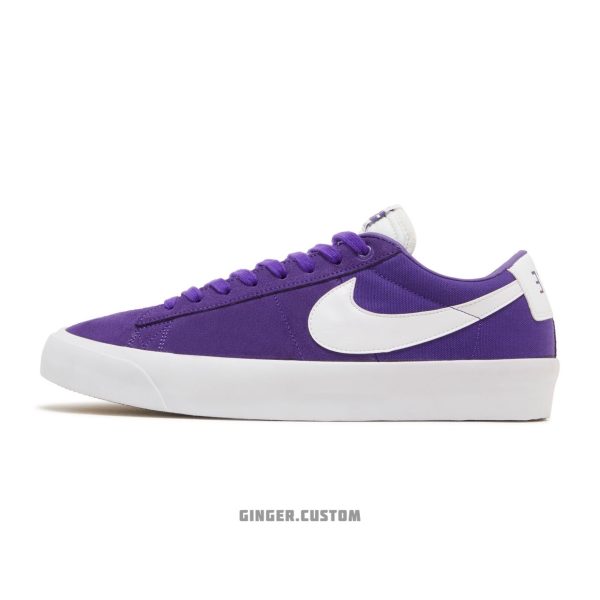 نایک زوم بلیزر لو پرو اس بی بنفش / Nike Zoom Blazer Low PRO GT SB COURT PURPLE