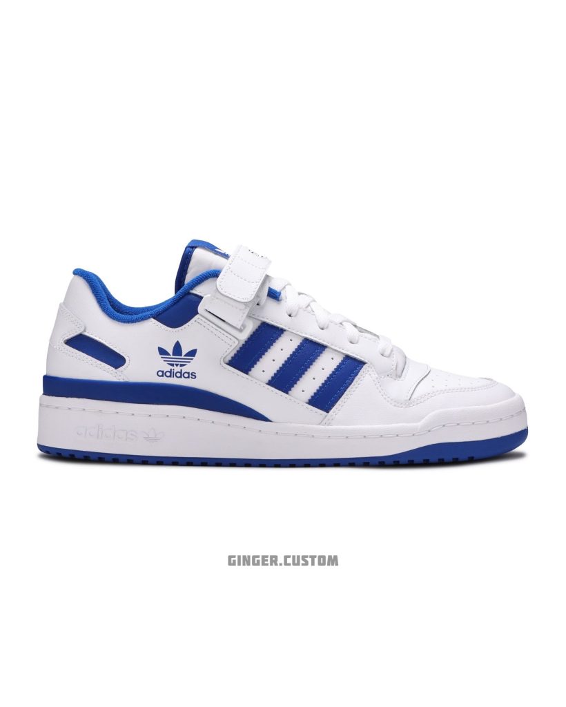 آدیداس فروم لو وایت رویال بلو / adidas Forum Low White Royal Blue