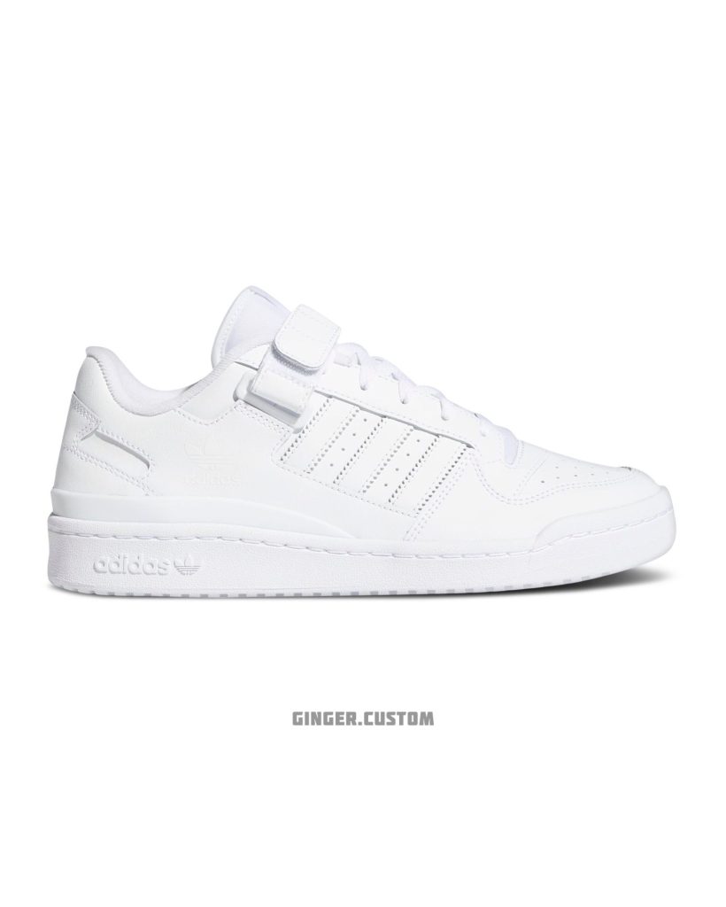 آدیداس فروم لو تریپل سفید / adidas Forum Low Triple White