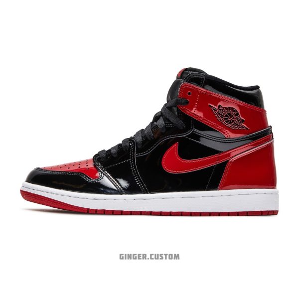 ایرجردن 1 رترو ساقدار اوجی پتنت برد / Air Jordan 1 Retro High OG Patent Bred 063-555088