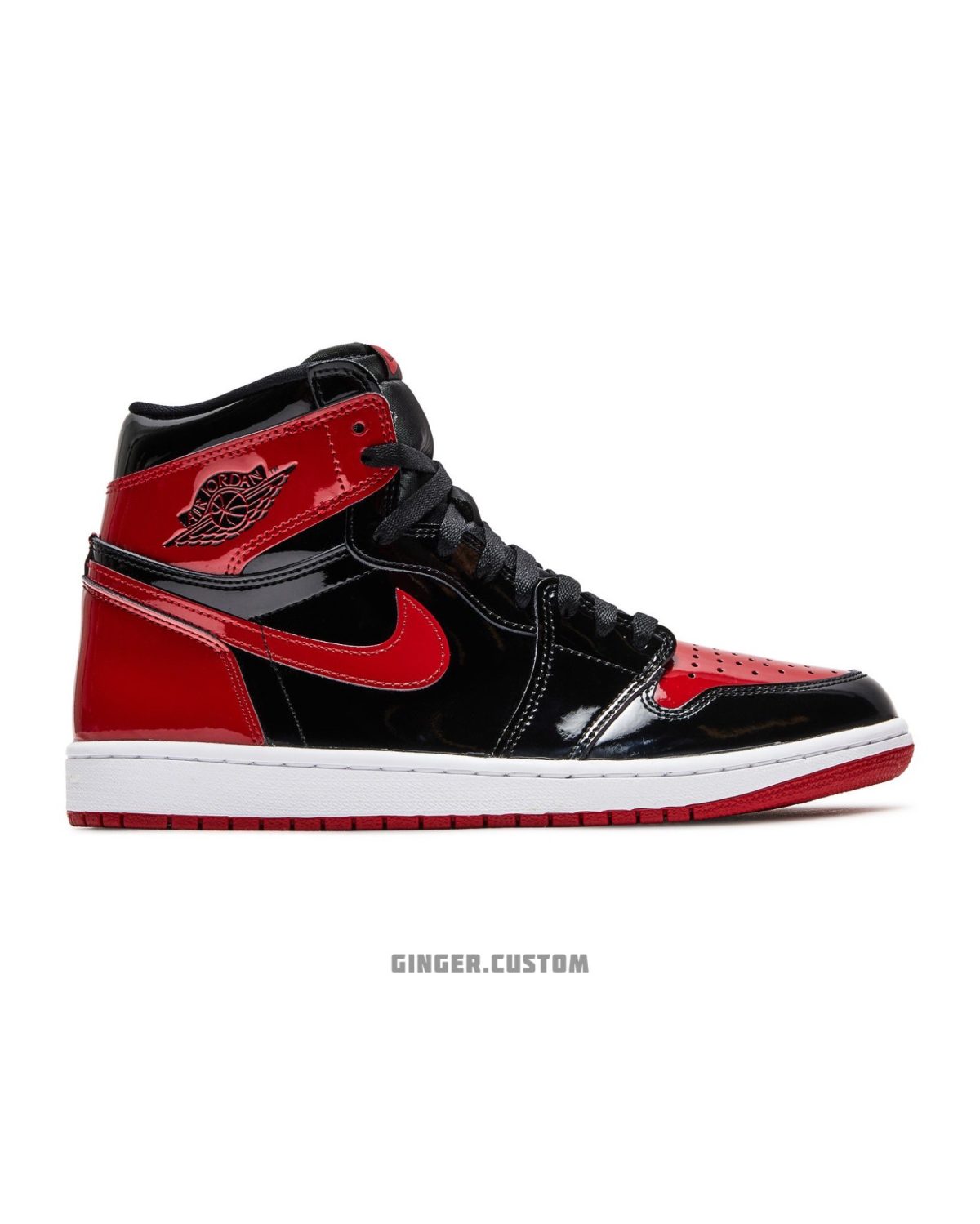 ایرجردن 1 رترو ساقدار اوجی پتنت برد / Air Jordan 1 Retro High OG Patent Bred