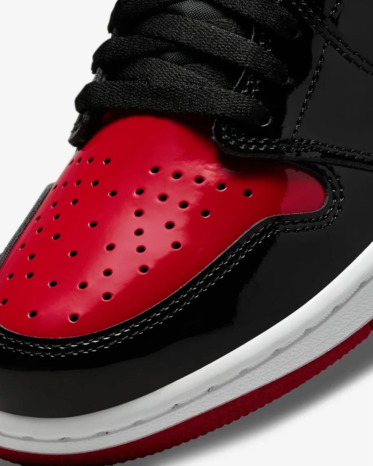 ایرجردن 1 رترو ساقدار اوجی پتنت برد / Air Jordan 1 Retro High OG Patent Bred