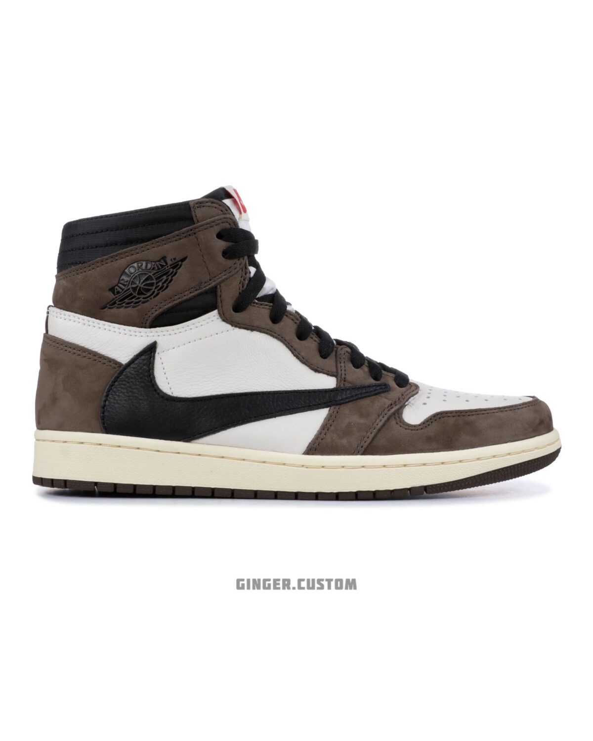 ایرجردن 1 رترو ساقدار تراویس اسکات موکا / Air Jordan 1 Retro High OG Mocha X Travis Scott