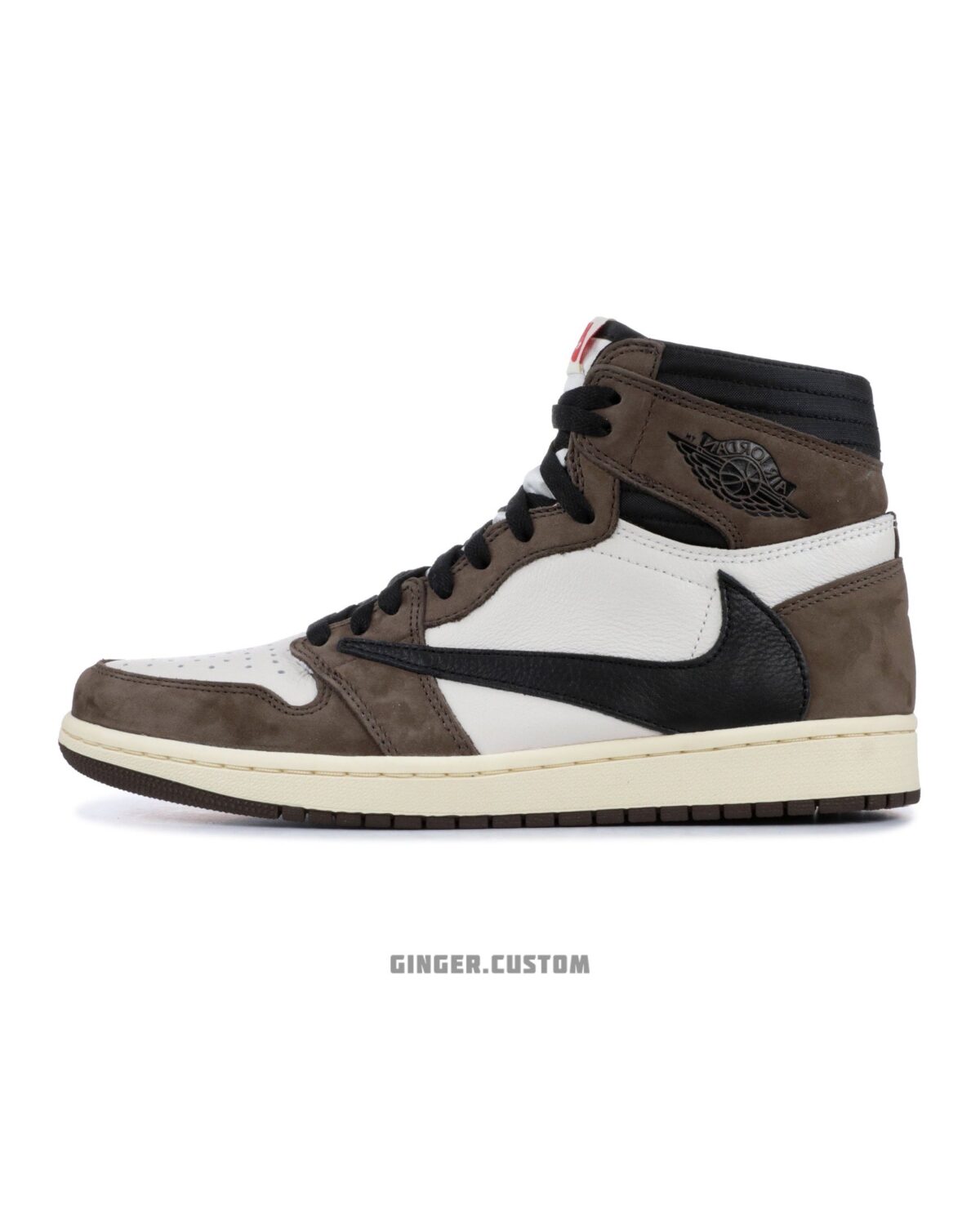 ایرجردن 1 رترو ساقدار تراویس اسکات موکا / Air Jordan 1 Retro High OG Mocha X Travis Scott