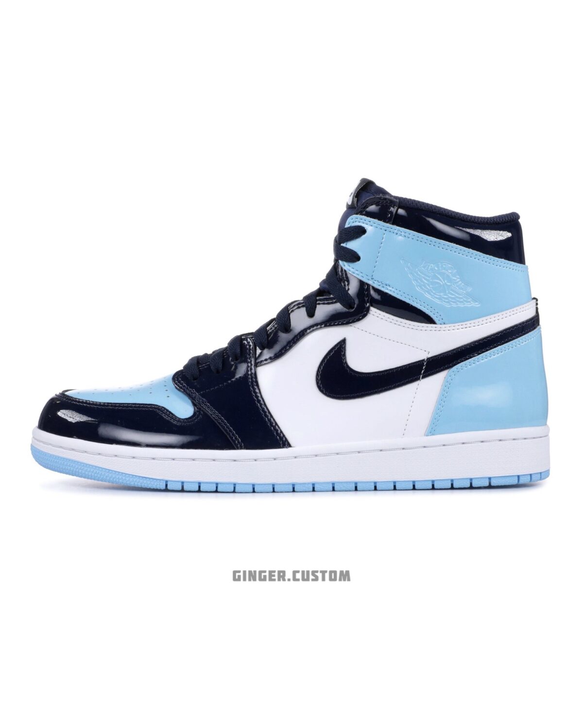 ایر جردن 1 رترو ساقدار یو ان سی پتنت / Air Jordan 1 Retro High UNC Patent