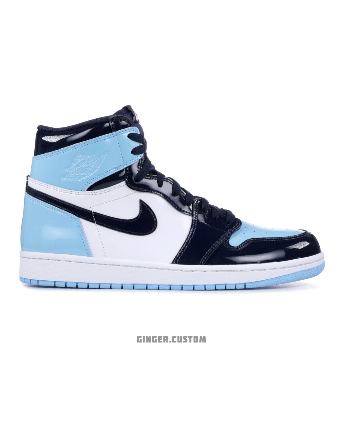 ایر جردن 1 رترو ساقدار یو ان سی پتنت / Air Jordan 1 Retro High UNC Patent