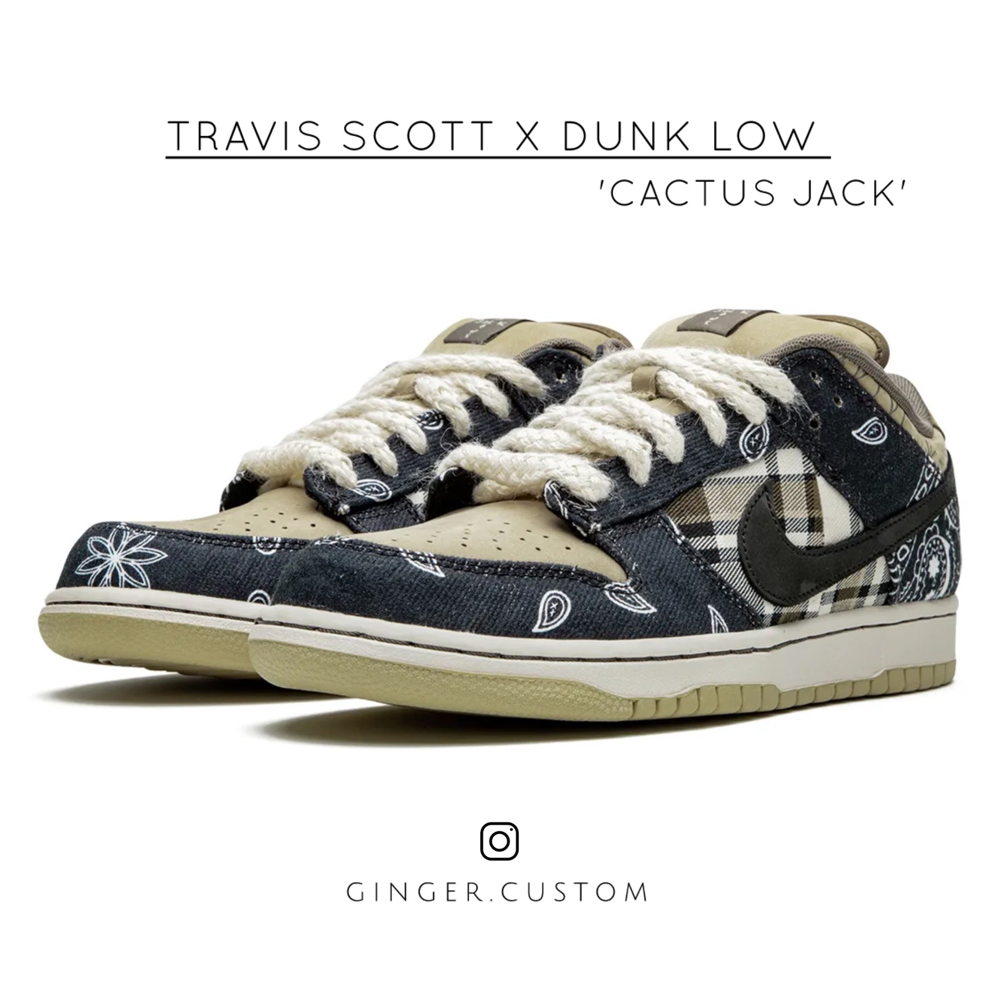 نایک اس بی دانک لو تراویس اسکات / Nike SB Dunk Low x Travis Scott