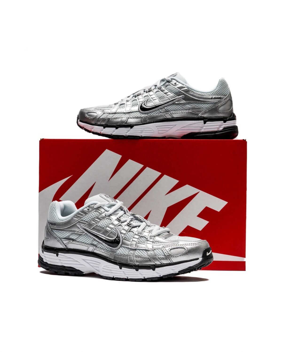 نایک P-6000 متالیک سیلور پیور پلاتینوم / Nike P-6000 Metallic Silver Pure Platinum