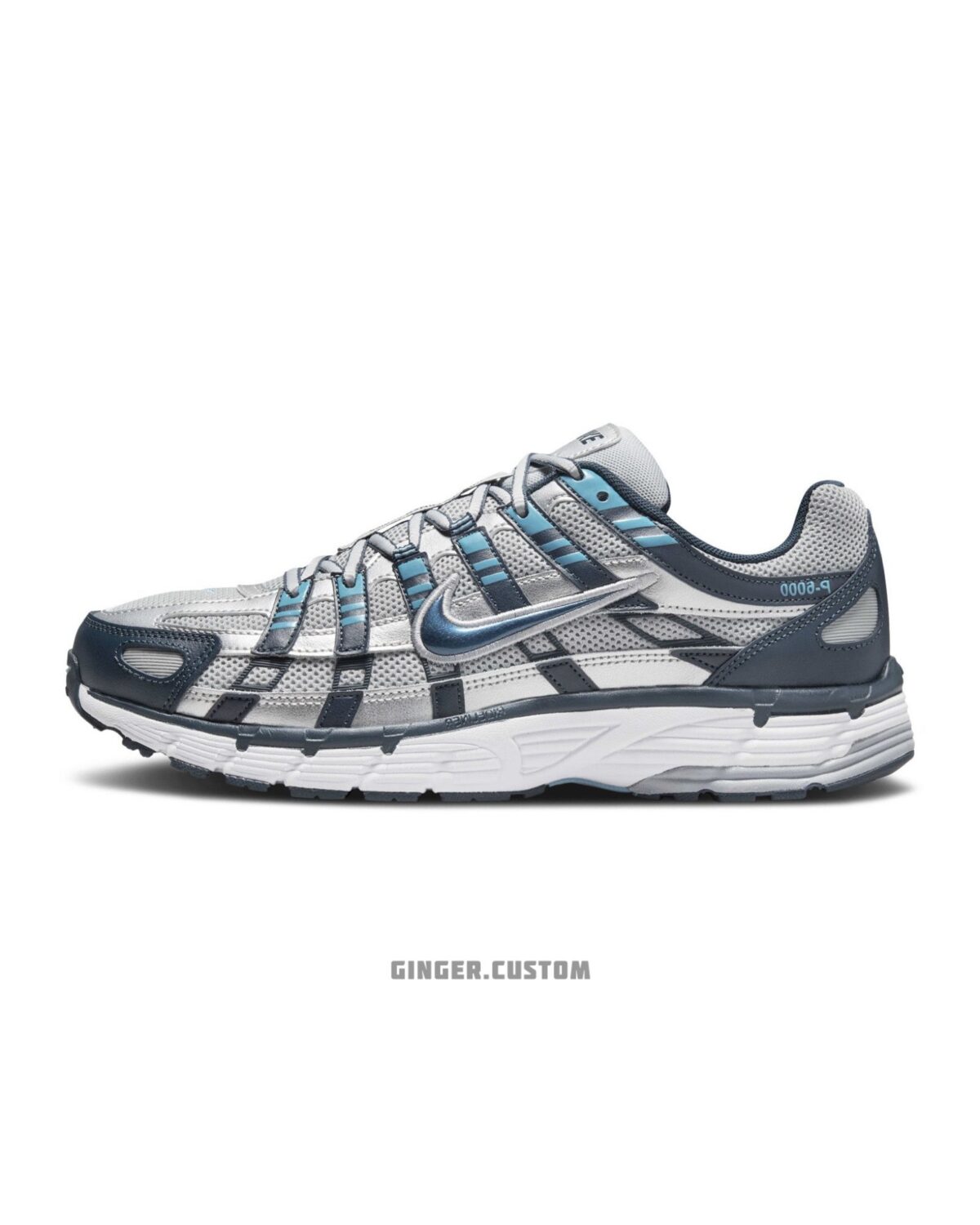 نایک P-6000 ارموری نوی فلت سیلور / Nike P-6000 Armory Navy Flat Silver