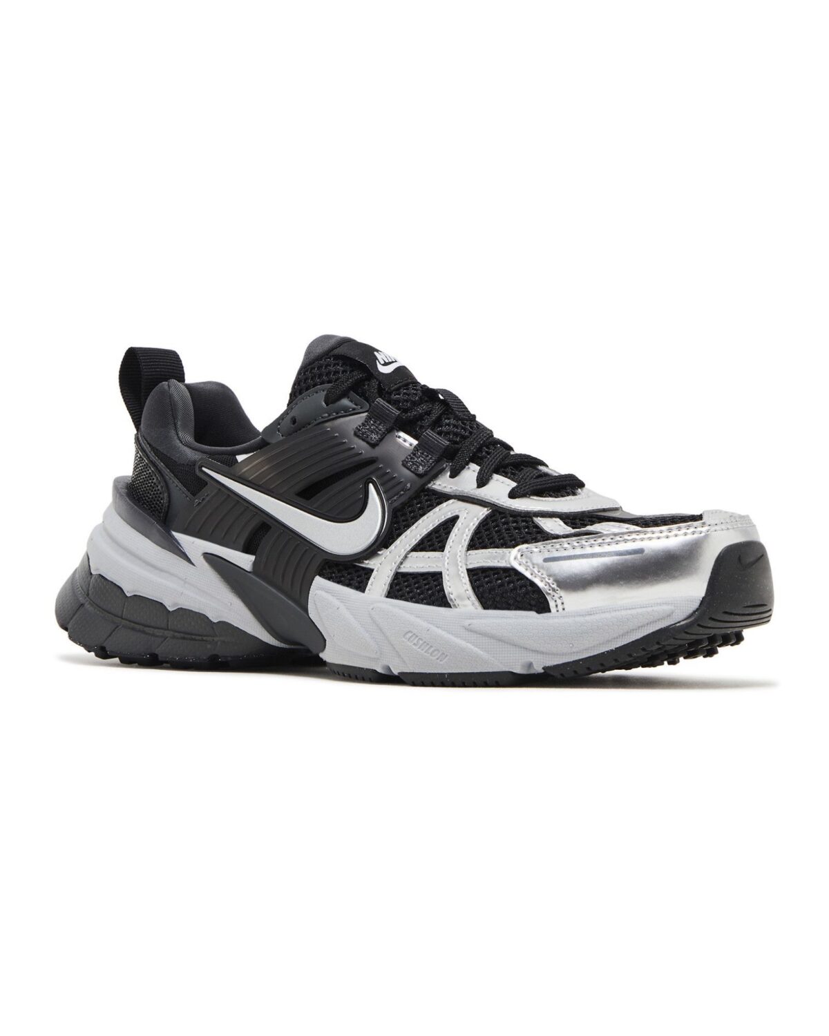 نایک V2K ران مشکی نقره ای متالیک / Nike V2K Run Black Metallic Silver