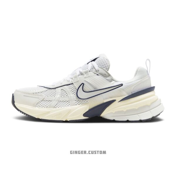 نایک V2K ران وایت میدنایت نوی / Nike V2K Run White Midnight Navy