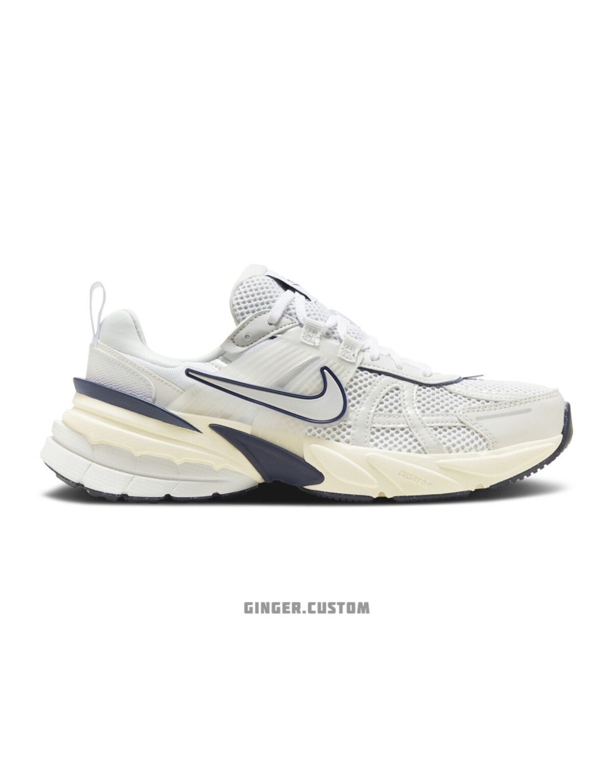 نایک V2K ران وایت میدنایت نوی / Nike V2K Run White Midnight Navy
