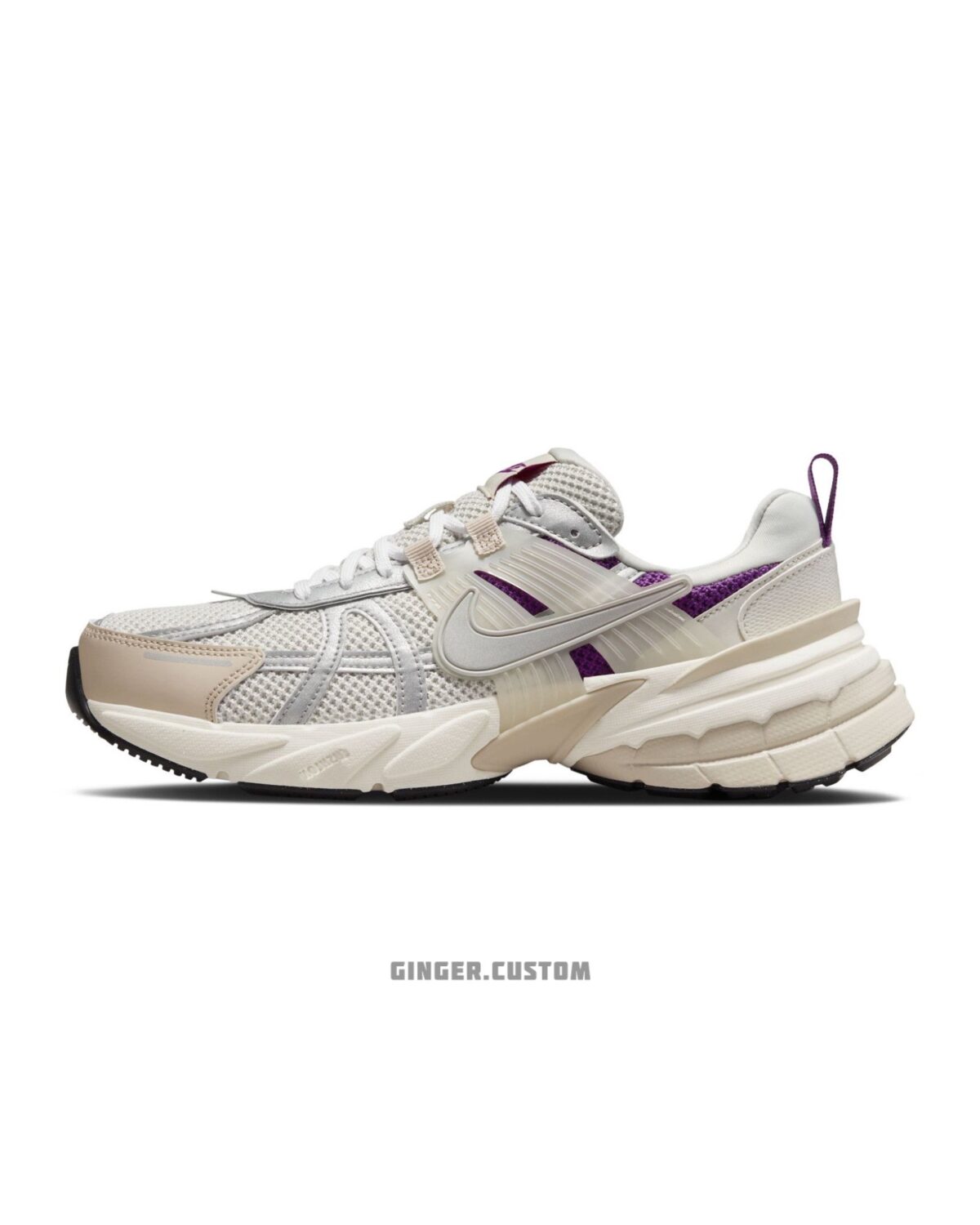 نایک V2K ران لایت بن ویوتچ / Nike V2K Run Light Bone Viotech