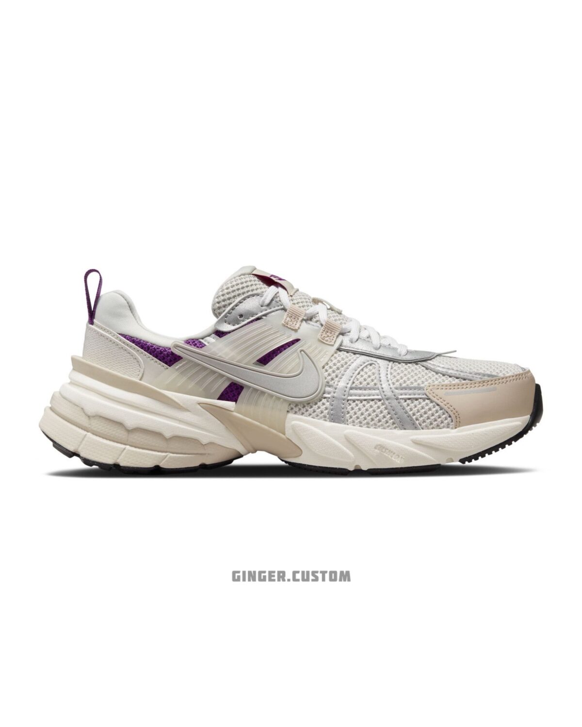 نایک V2K ران لایت بن ویوتچ / Nike V2K Run Light Bone Viotech