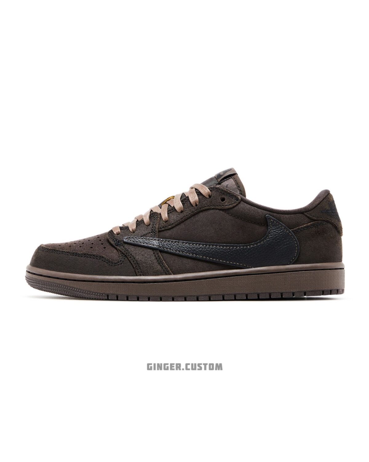 ایرجردن 1 لو تراویس اسکات ولوت براون / Air Jordan 1 Retro Low OG Travis Scott Velvet Brown