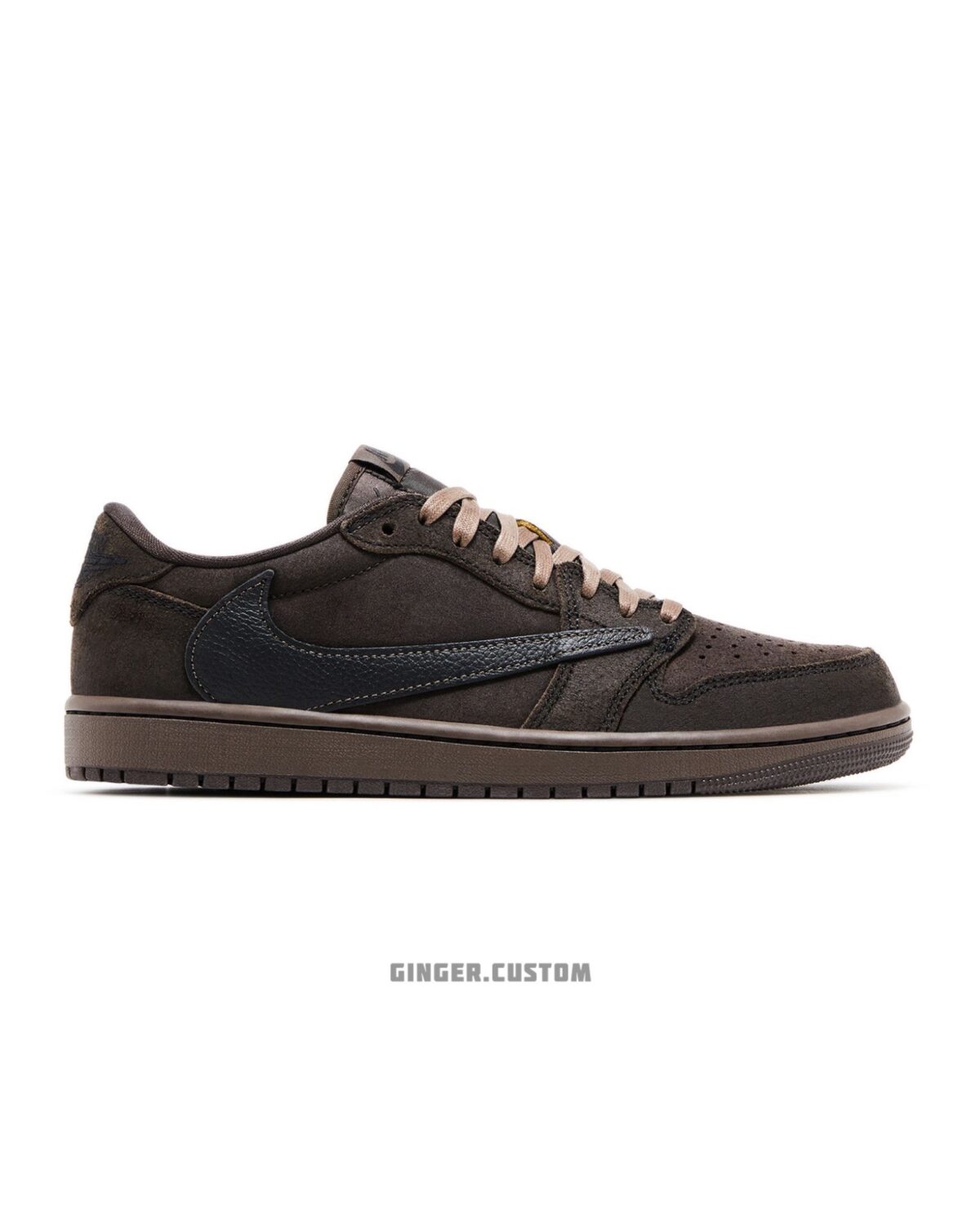 ایرجردن 1 لو تراویس اسکات ولوت براون / Air Jordan 1 Retro Low OG Travis Scott Velvet Brown