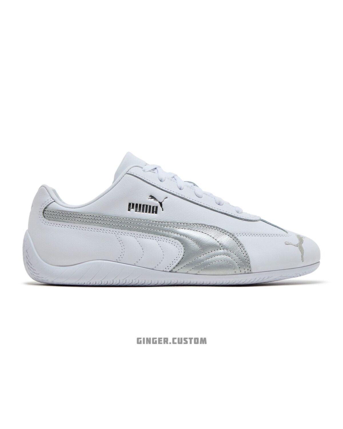 پوما اسپیدکت اوجی سفید نقره ای / Puma Speedcat OG White Silver