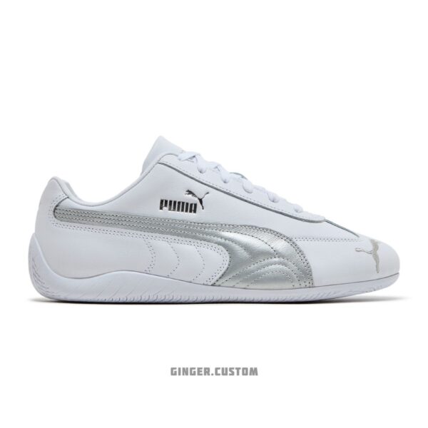 پوما اسپیدکت اوجی سفید نقره ای / Puma Speedcat OG White Silver