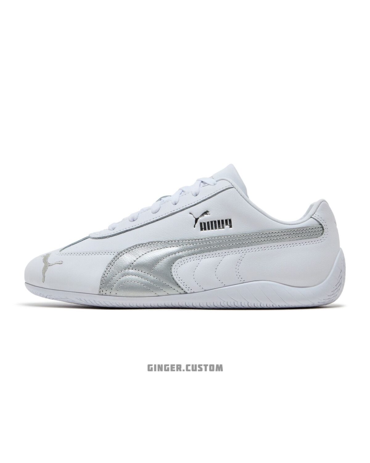 پوما اسپیدکت اوجی سفید نقره ای / Puma Speedcat OG White Silver