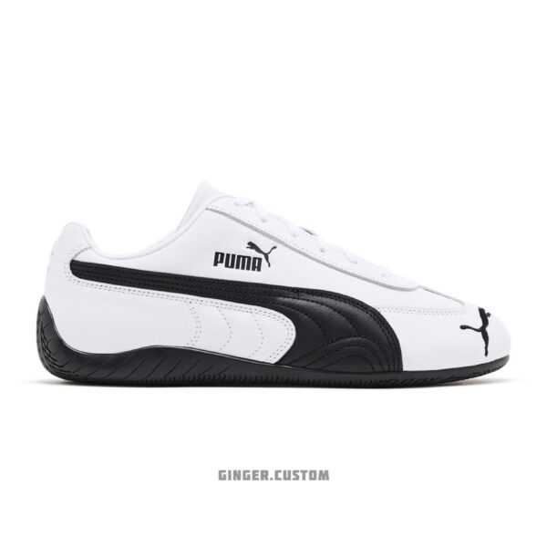 پوما اسپیدکت چرمی سفید مشکی / Puma Speedcat Leather White Black