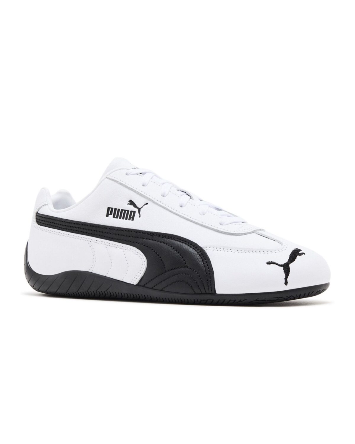پوما اسپیدکت چرمی سفید مشکی / Puma Speedcat Leather White Black