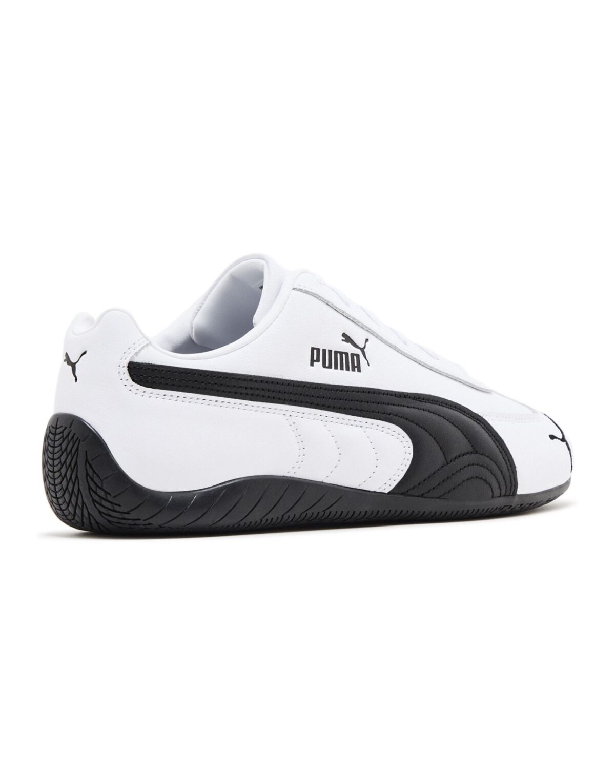 پوما اسپیدکت چرمی سفید مشکی / Puma Speedcat Leather White Black