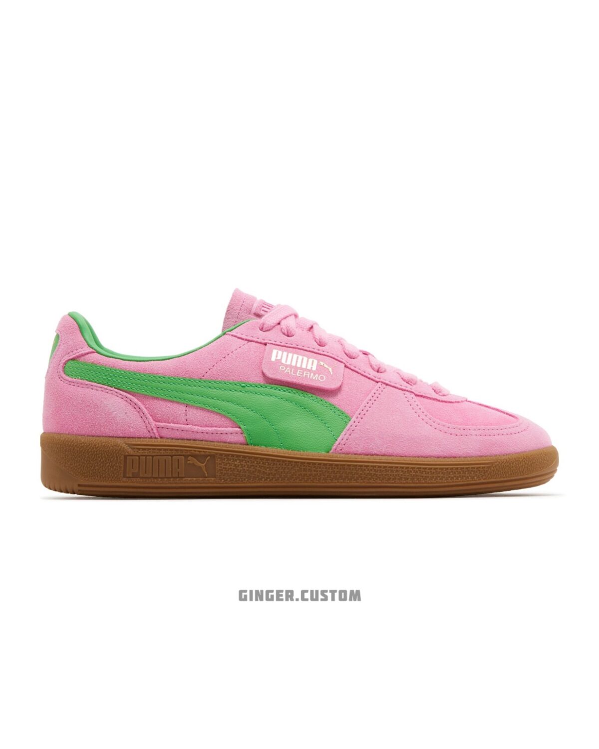 پوما پالرمو اسپشال پینک دلایت گرین / Puma Palermo Special Pink Delight Green