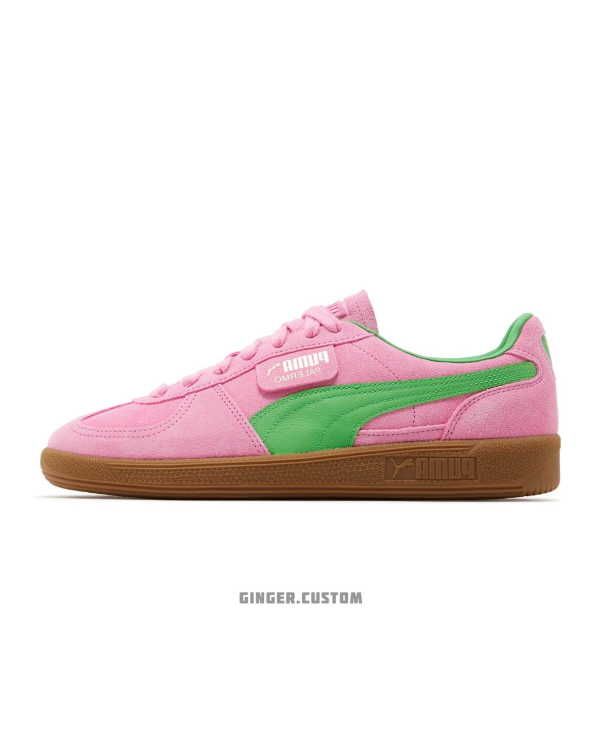 پوما پالرمو اسپشال پینک دلایت گرین / Puma Palermo Special Pink Delight Green