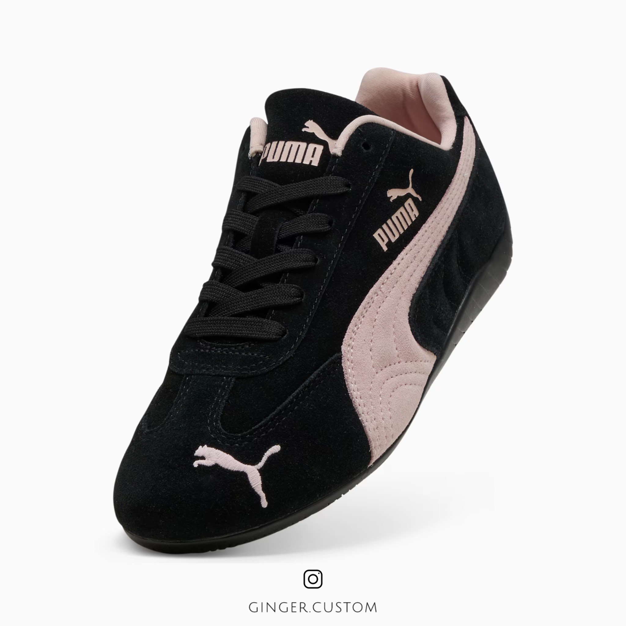 پوما اسپیدکت اوجی بلک ماو مست / Puma Speedcat OG Black Mauve Mist 