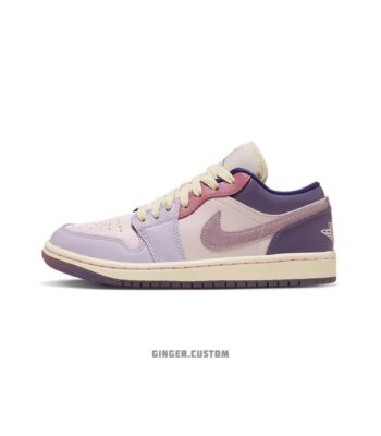 نایک ایرجردن 1 لو بنفش پاستیلی Air Jordan 1 Low Pastel Purple