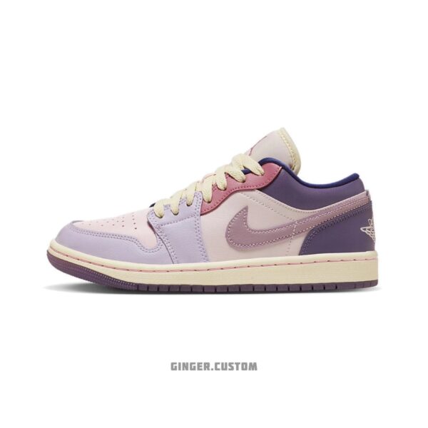 نایک ایرجردن 1 لو بنفش پاستیلی Air Jordan 1 Low Pastel Purple